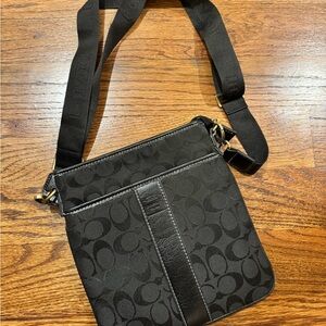 Coach Black Classic C Logo Crossbody